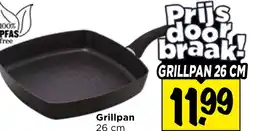 Vomar Voordeelmarkt Grillpan 26 cm aanbieding