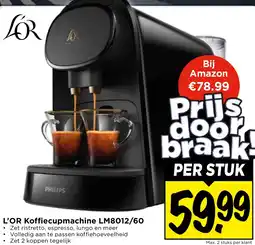 Vomar Voordeelmarkt L'OR Koffiecupmachine LM8012/60 aanbieding