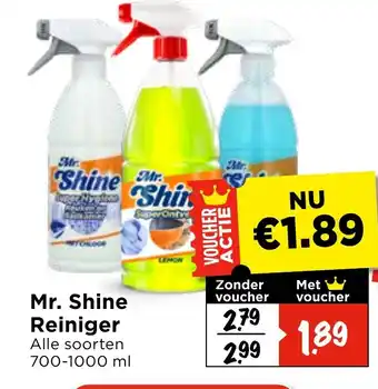 Vomar Voordeelmarkt Mr. Shine Reiniger aanbieding