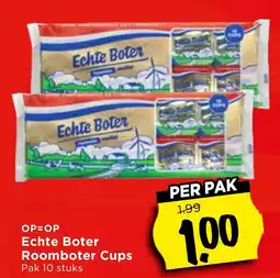 Vomar Voordeelmarkt Echte Boter Roomboter Cups aanbieding