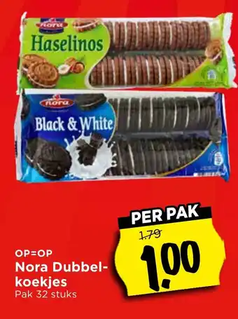 Vomar Voordeelmarkt Nora Dubbel- koekjes aanbieding