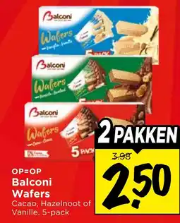 Vomar Voordeelmarkt Balconi Wafers aanbieding