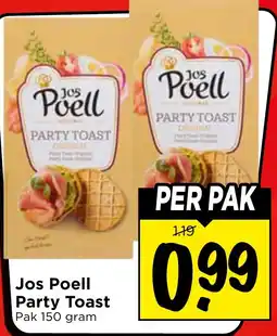 Vomar Voordeelmarkt Jos Poell Party Toast aanbieding