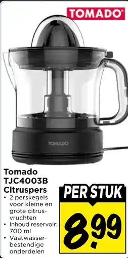Vomar Voordeelmarkt Tomado TJC4oo3B Citruspers aanbieding
