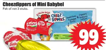 Dirk Cheezdippers of Mini Babybel aanbieding