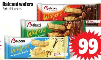 Dirk Balconi wafers 175g aanbieding