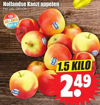 Dirk Hollandse Kanzi appelen 1.5kilo aanbieding