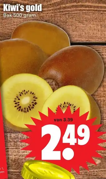 Dirk Kiwi's gold aanbieding