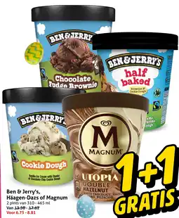 Hoogvliet Ben & Jerry's, Häagen-Dazs of Magnum aanbieding