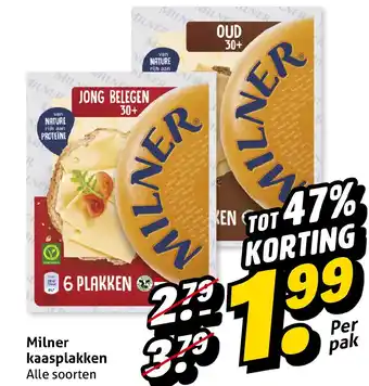 Hoogvliet Milner kaasplakken aanbieding