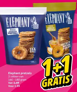 Hoogvliet Elephant pretzels aanbieding