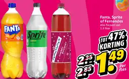 Hoogvliet Fanta, Sprite of Fernandes aanbieding