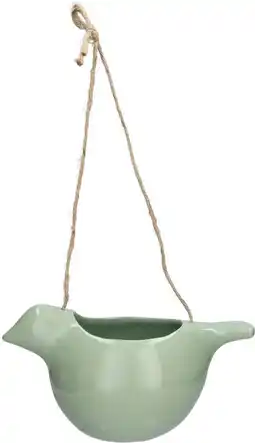 Intratuin Duif hangpot Viva groen 15,5 x 8,3 x 7,5 cm aanbieding
