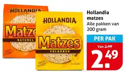 Hoogvliet Hollandia matzes aanbieding