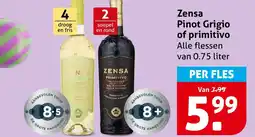 Hoogvliet Zensa Pinot Grigio of primitivo aanbieding