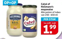 Hoogvliet Calvé of Hellmann's mayonaise aanbieding