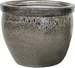 Intratuin Mega Collections bloempot Delta bruin D 28 H 24 cm aanbieding
