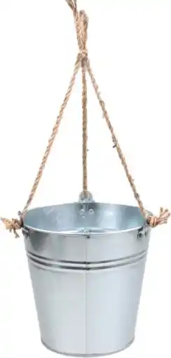 Intratuin Zinc Collection hangpot Chris zink 24 x 24 x 22 cm aanbieding