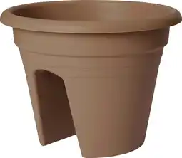 Intratuin Easyday balkonbak Chill 2-Way bruin D 29,5 H 22,5 cm aanbieding