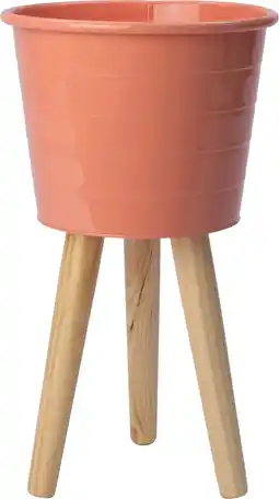 Intratuin Intratuin plantenteil op poten Mavi oranje D 25 H 19 cm aanbieding