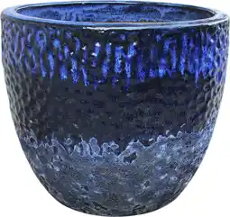 Intratuin Intratuin bloempot Atlantic blauw D 56 H 48 cm aanbieding
