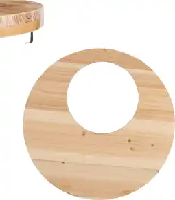 Intratuin Mica Decorations plantenstandaard Thompson naturel D 35 H 3 cm aanbieding