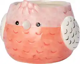 Intratuin Intratuin bloempot Pip roze 18,8 x 17,8 x 13,6 cm aanbieding