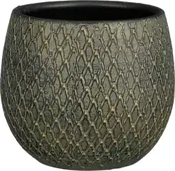 Intratuin Mica Decorations bloempot Madeira groen D 18 H 18 cm aanbieding