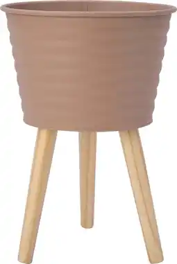 Intratuin Intratuin plantenteil op poten Guus roze D 31 H 45 cm aanbieding