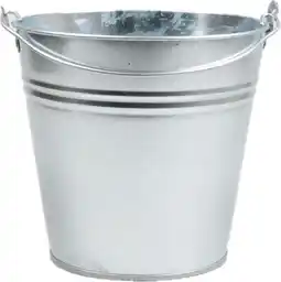 Intratuin Zinc Collection plantenemmer Chris zink 24,5 x 24,5 x 23 cm aanbieding