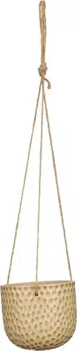 Intratuin Mica Decorations hangpot James beige D 12,5 H 11 cm aanbieding