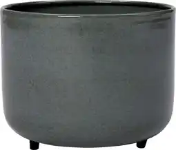 Intratuin Intratuin bloempot op poten Molten grijs D 36 H 29 cm aanbieding