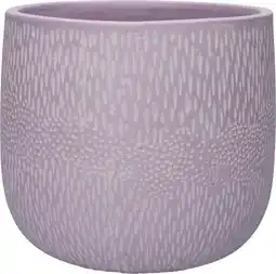 Intratuin Duif bloempot Lila paars D 21 H 19 cm aanbieding