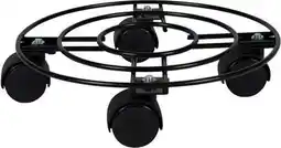 Intratuin TS plantentrolley zwart D 26 H 6 cm aanbieding