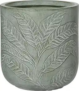 Intratuin Bloempot Coco groen D 32 H 33 cm aanbieding