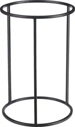 Intratuin Mica Decorations plantenstandaard zwart D 42 H 75 cm aanbieding