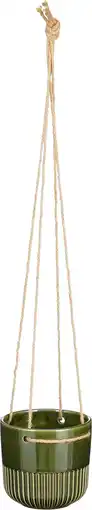Intratuin Mica Decorations hangpot Primo groen D 14 H 13 cm aanbieding