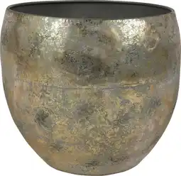 Intratuin TS bloempot Thomas goud D 39 H 32 cm aanbieding