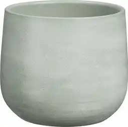 Intratuin Mica Decorations bloempot Sevilla grijs D 19 H 16 cm aanbieding