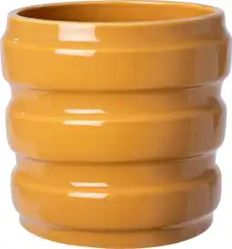 Intratuin Intratuin bloempot Flow geel D 14 H 14 cm aanbieding