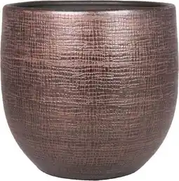 Intratuin Bela Arte bloempot Mira koper D 29 H 27 cm aanbieding