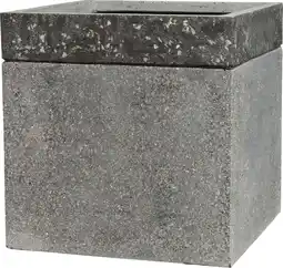 Intratuin Intratuin plantenbak Hante grijs 40 x 40 x 40 cm aanbieding