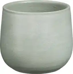 Intratuin Mica Decorations bloempot Sevilla grijs D 15 H 13 cm aanbieding