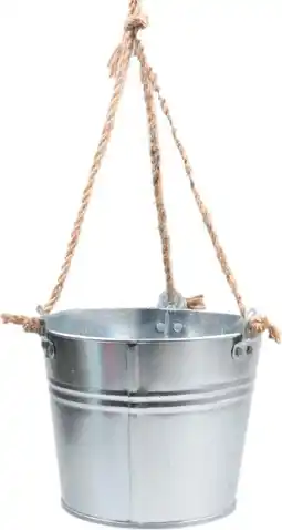 Intratuin Zinc Collection hangpot Chris zink 23 x 23 x 18 cm aanbieding
