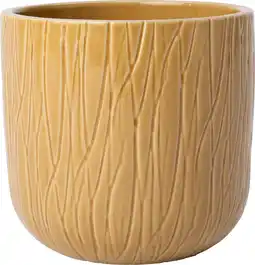 Intratuin Intratuin bloempot Thomas geel D 15 H 14 cm aanbieding