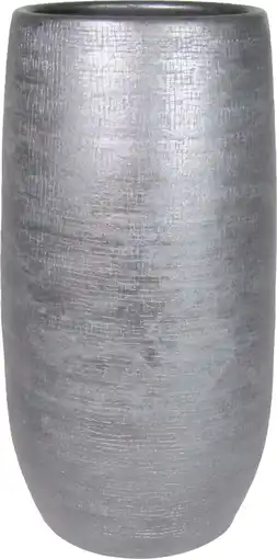 Intratuin Bela Arte bloempot Mira zwart D 26 H 50 cm aanbieding
