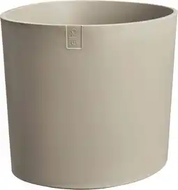 Intratuin Elho bloempot Eden taupe 28 x 30 x 28 cm aanbieding