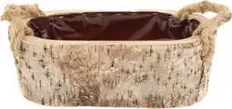 Intratuin Dijk Natural Collections plantenbak Liva naturel 38 x 22 x 12 cm aanbieding