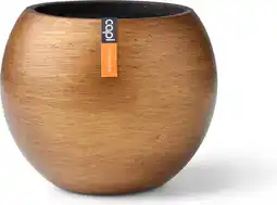 Intratuin Capi Europe bloempot Lux Retro goud D 28,2 H 25,7 cm aanbieding