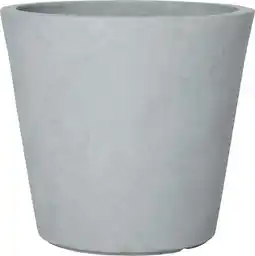 Intratuin Intratuin bloempot Liv lichtgrijs D 18 H 17 cm aanbieding